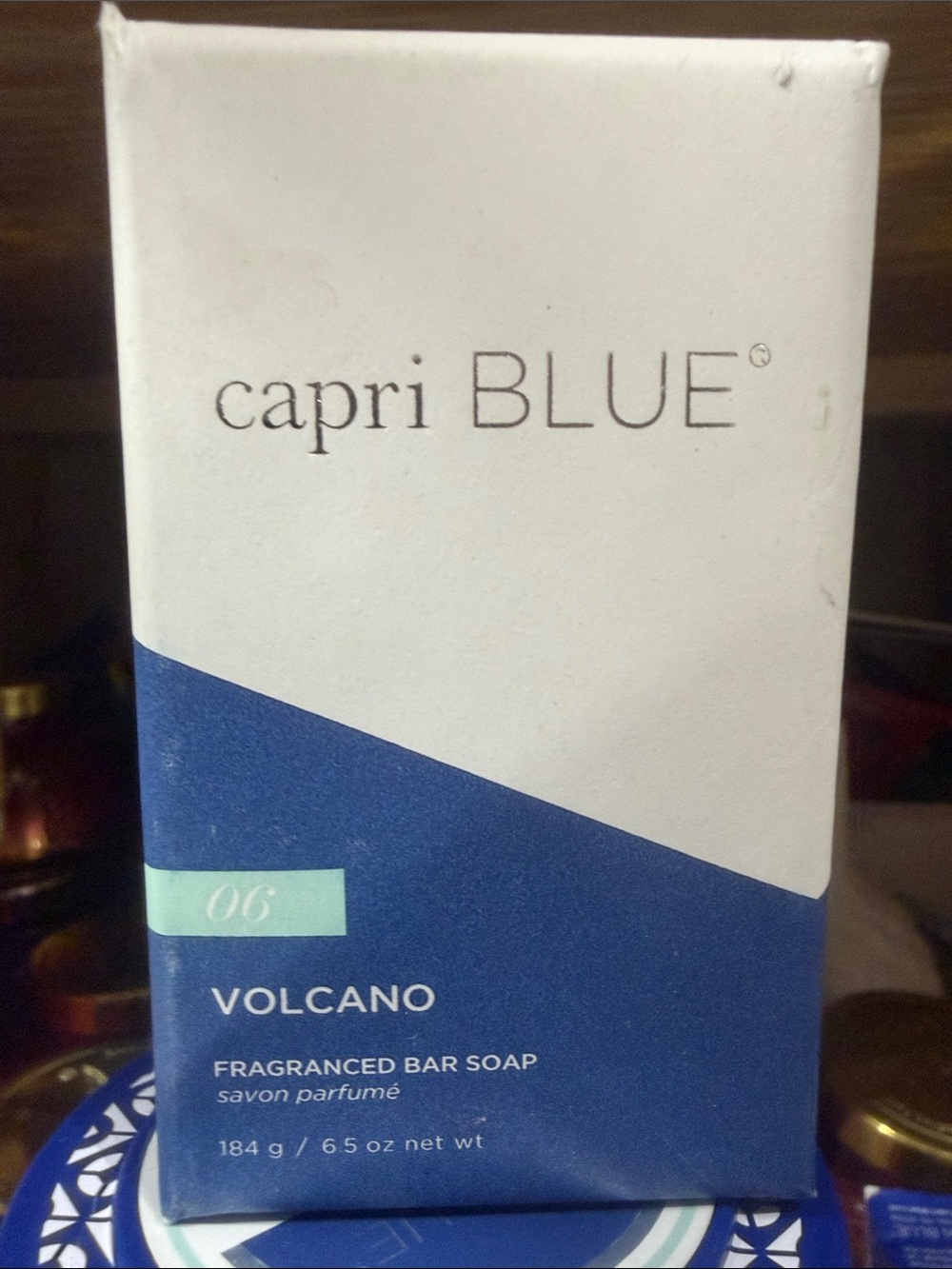 capri BLUE Volcano Fragranced Bar Soap - Blue
